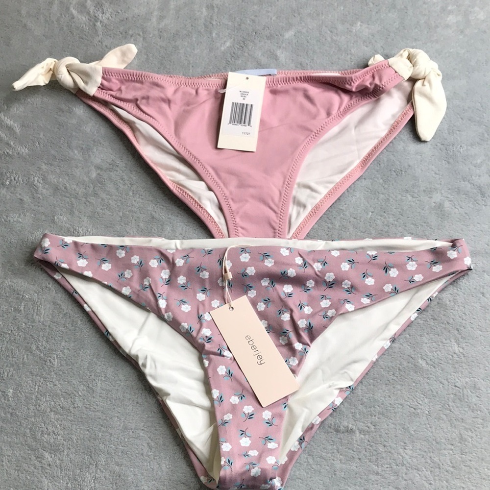 Eberjey Two Bikini Bottoms Size M New with tags  Pink